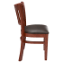 Premium US Made Vertical Slat Wood Restaurant Chair