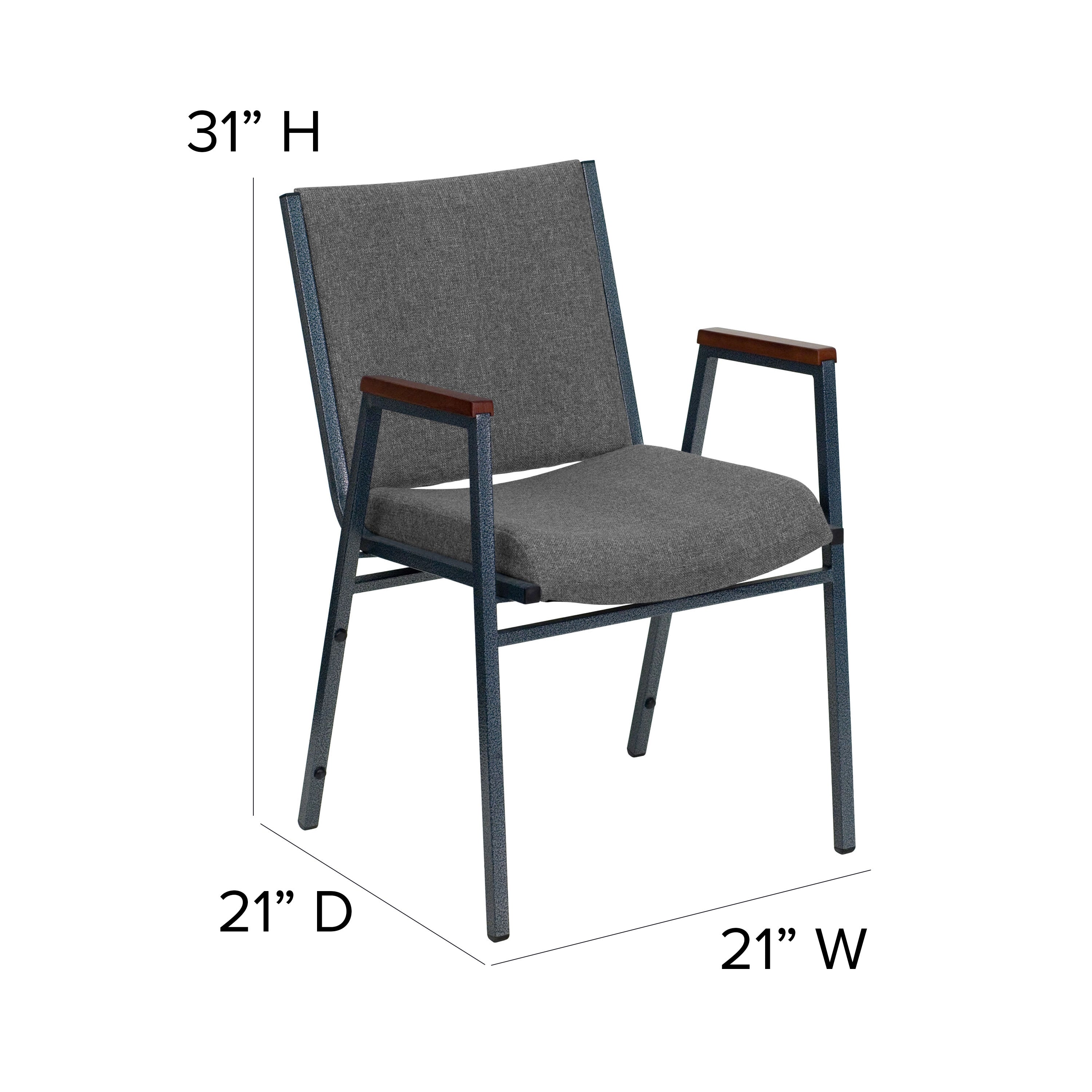 HERCULES Heavy Duty Stack Chair with Arms