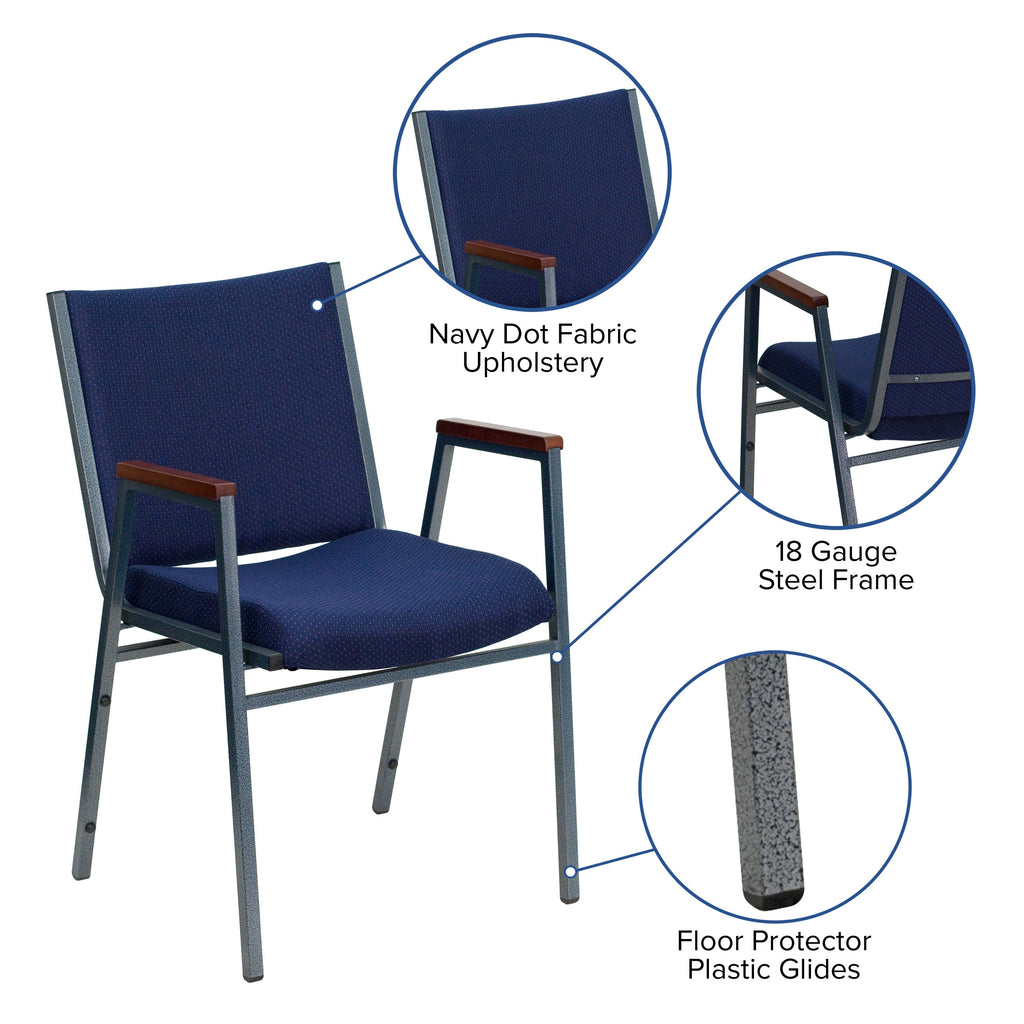 HERCULES Heavy Duty Stack Chair with Arms
